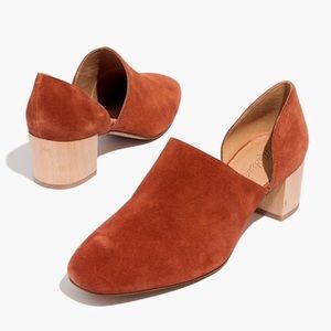 Madewell Kitstie lowcut bootie in suede spice